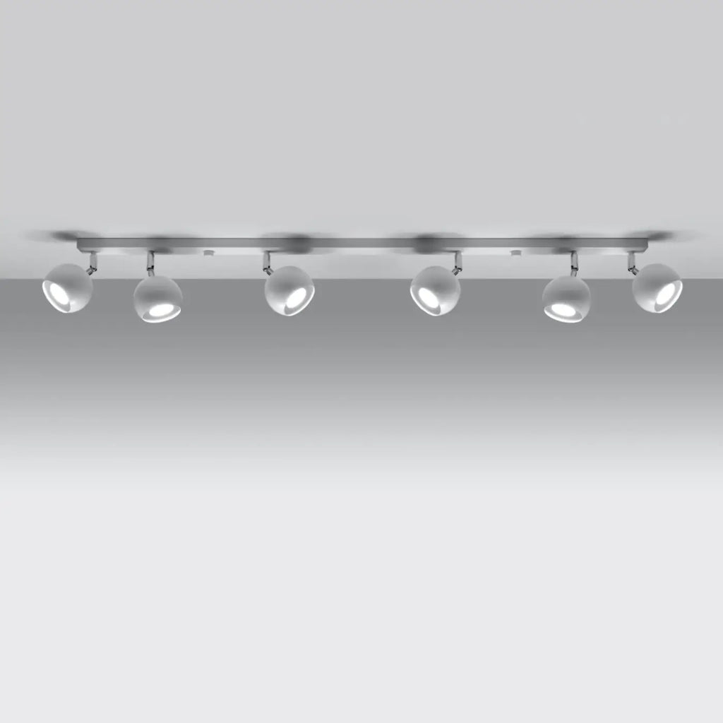 Plafonnier spots boules orientables, de 2 à 6 sources GU10
