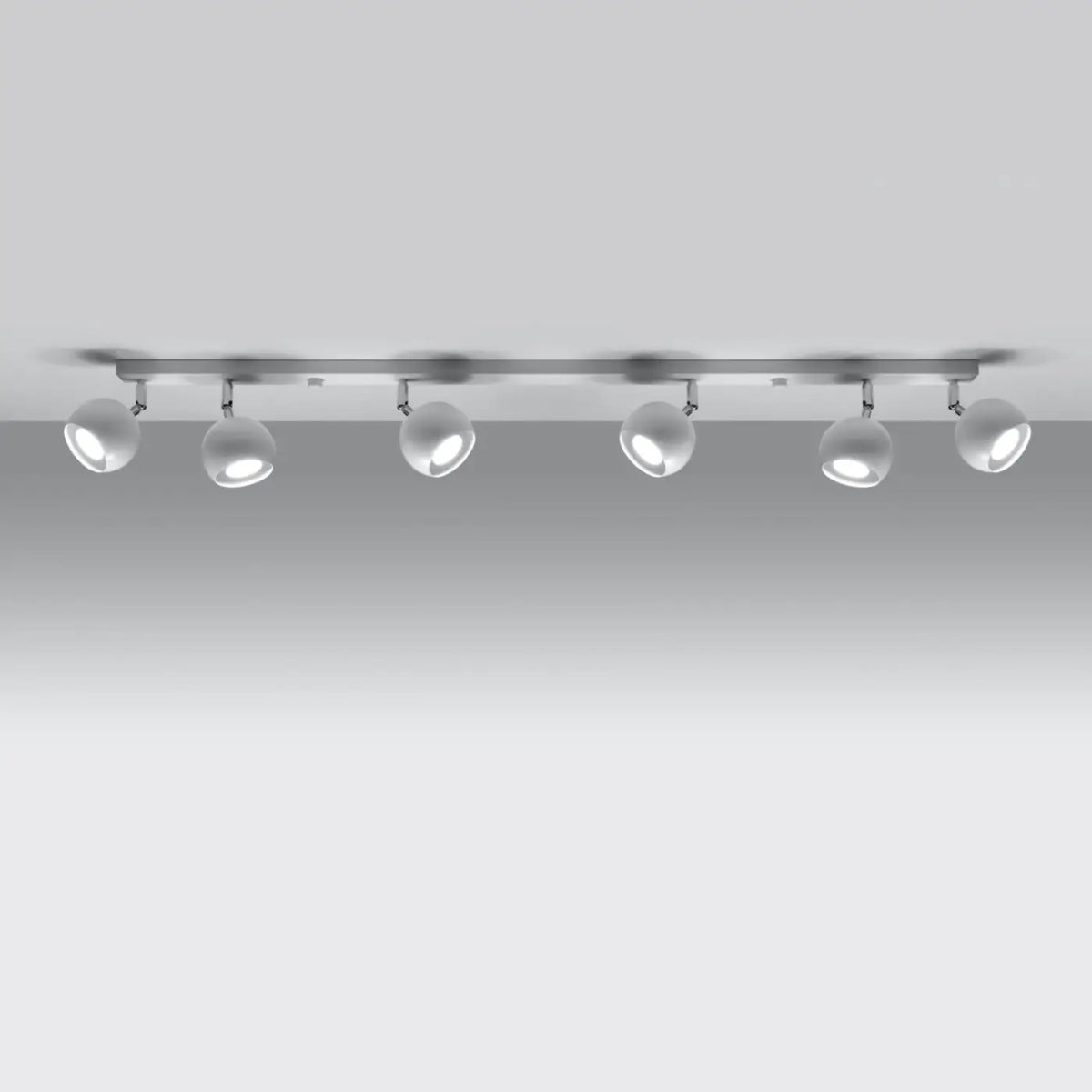 Plafonnier spots boules orientables, de 2 à 6 sources GU10
