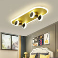 Plafonnier en forme de planche de skate, LED intégrées, 3 modèles
