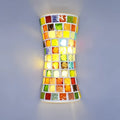 Applique murale mosaïque en verre coloré, deux modèles