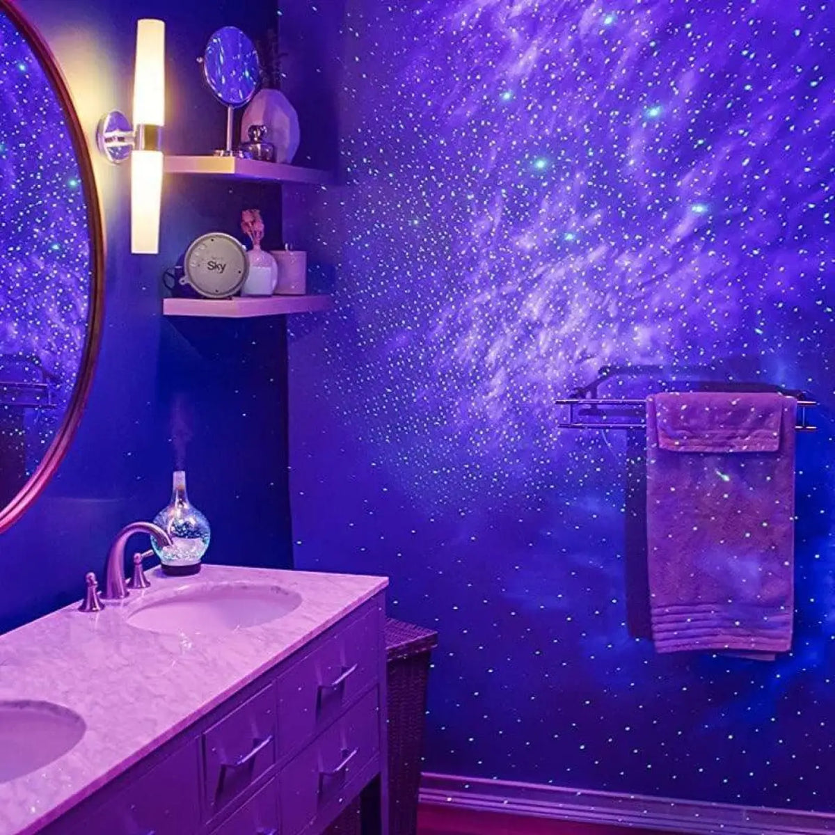 Projecteur ciel étoilé LED avec télécommande