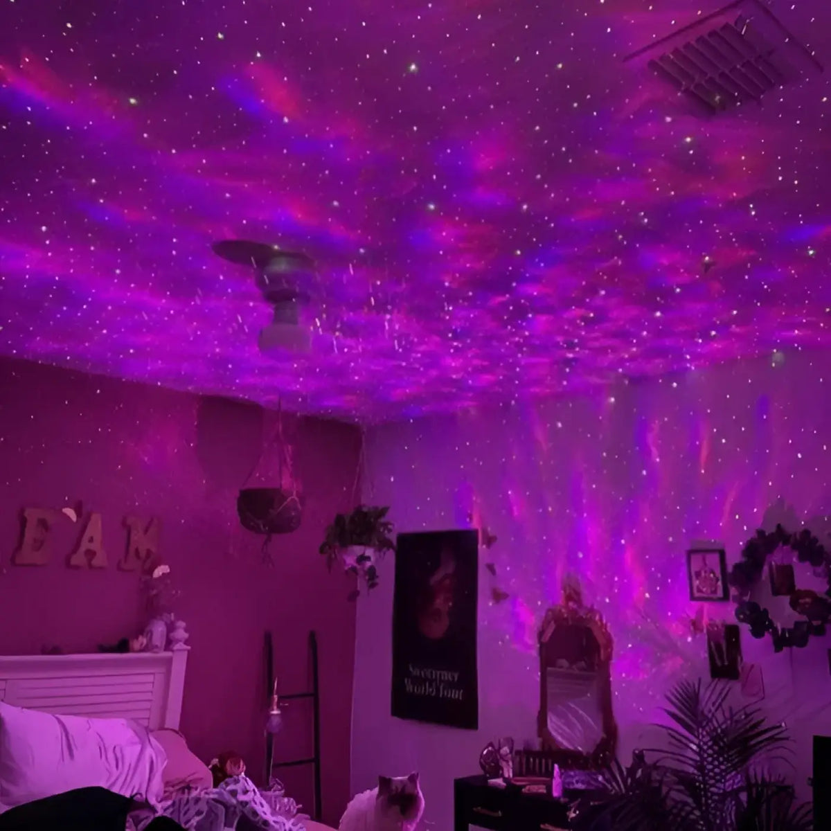 Projecteur galaxie LED multicolore pour chambre et salon