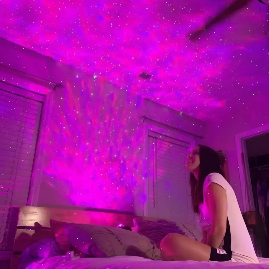 Projecteur galaxie LED multicolore pour chambre et salon