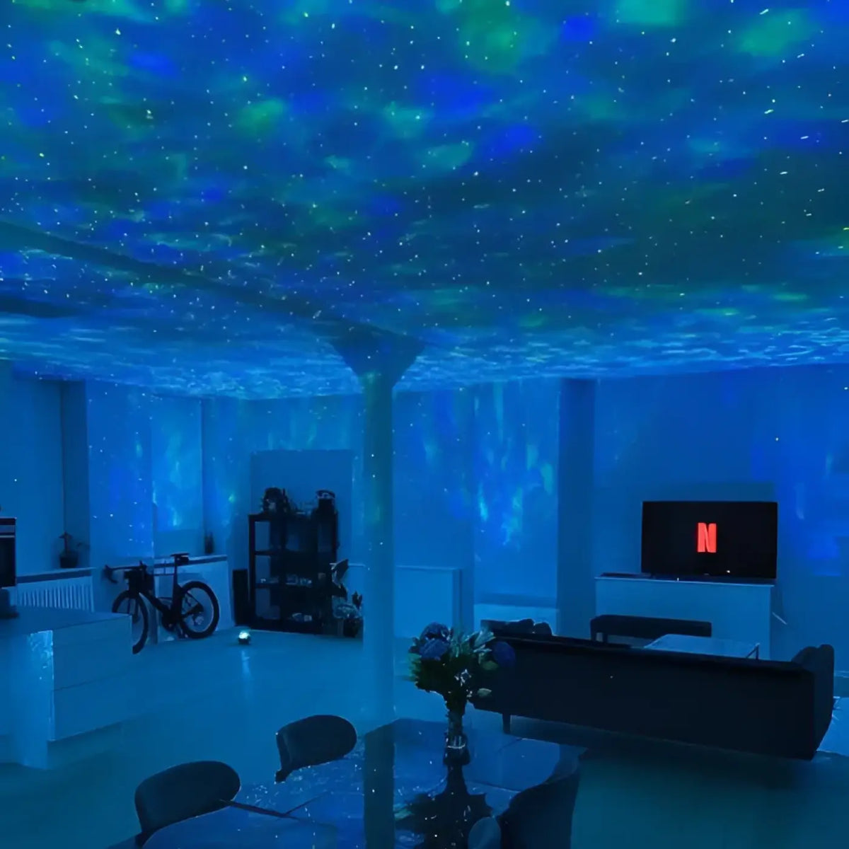 Projecteur galaxie LED multicolore pour chambre et salon
