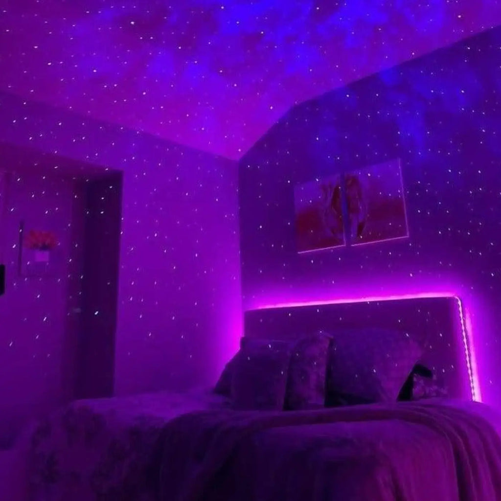 Projecteur galaxie LED multicolore pour chambre et salon