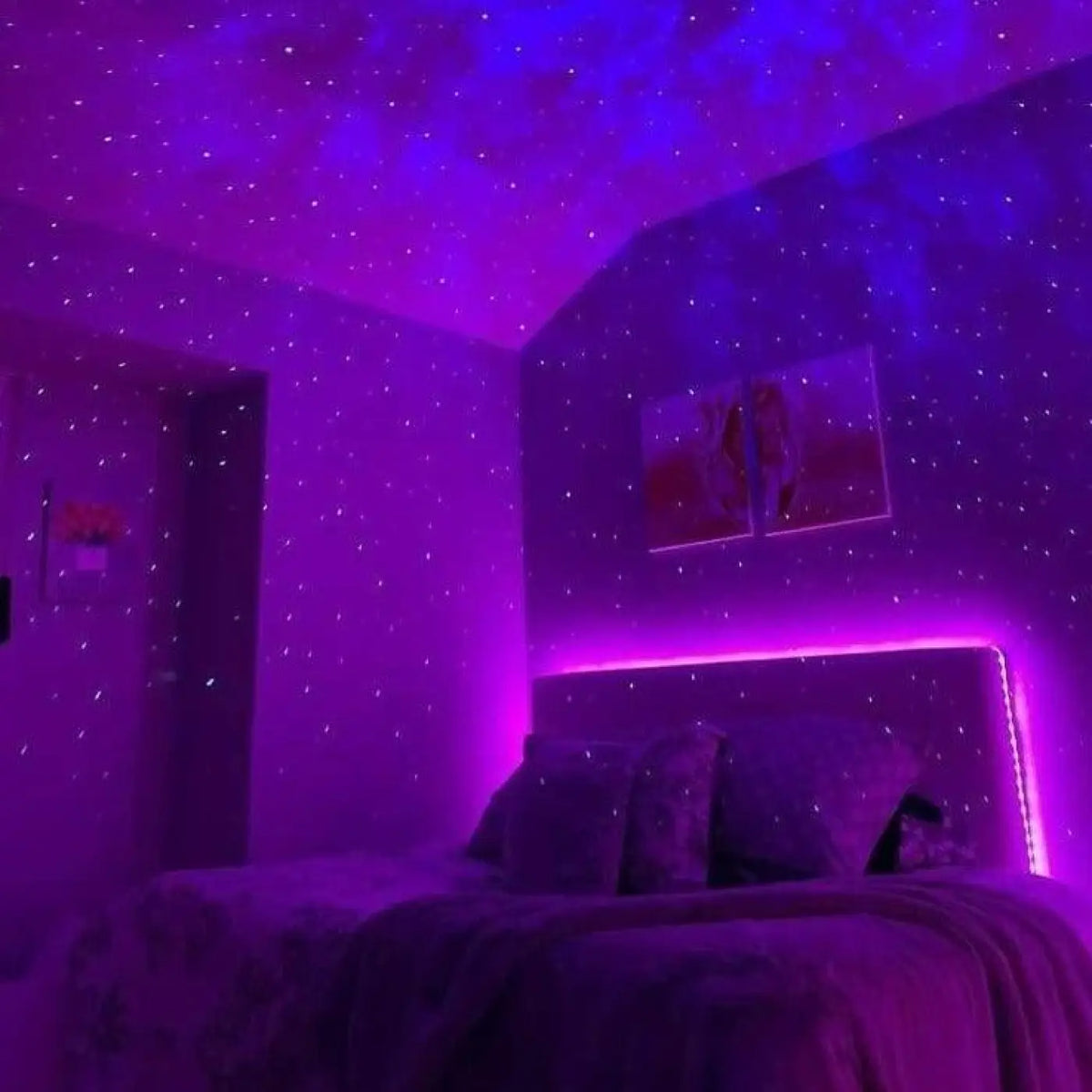 Projecteur galaxie LED multicolore pour chambre et salon