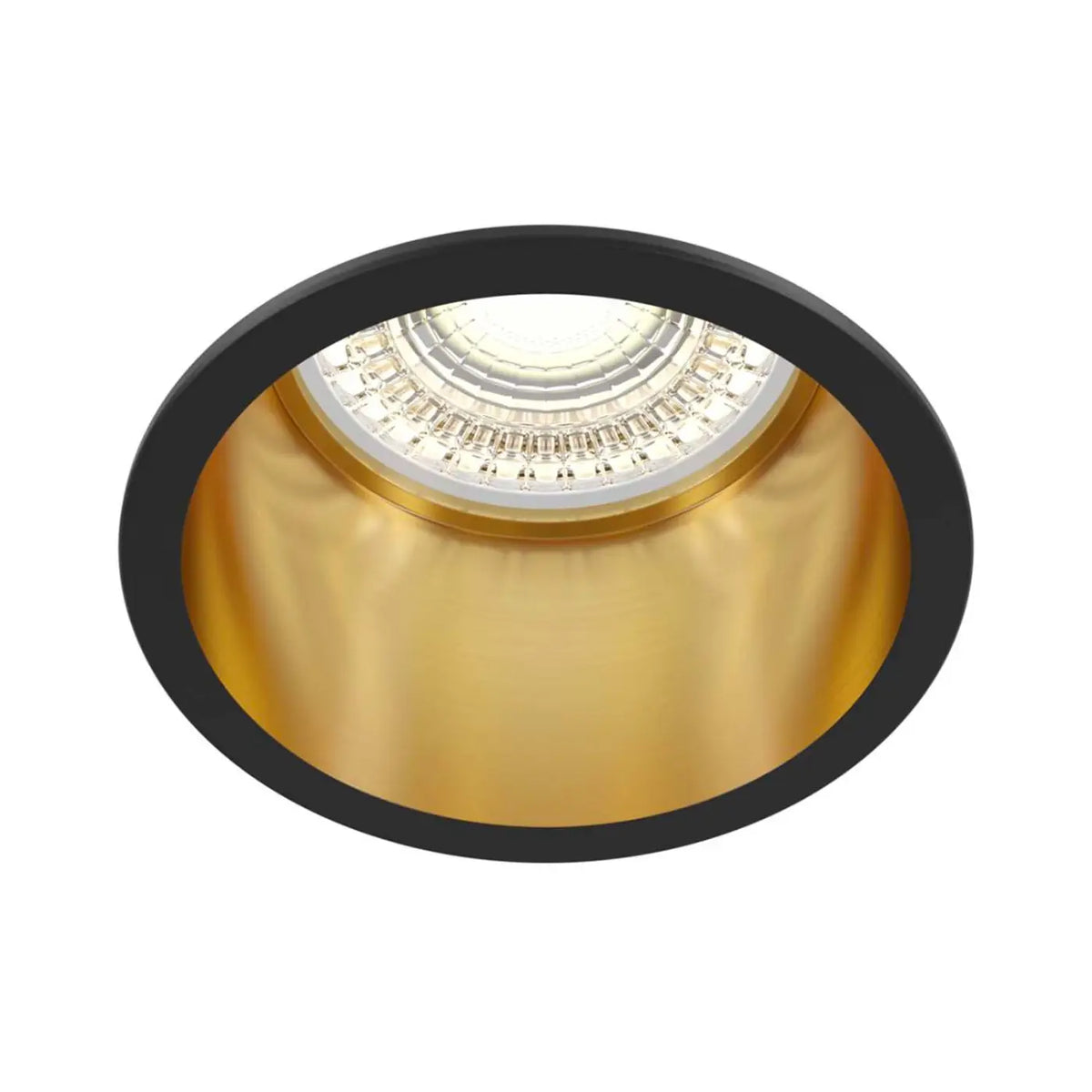 Spot encastrable rond à collerette fine, aluminium, culot GU10