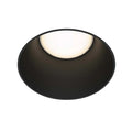 Spot encastré rond en acier, quatre finitions, culot GU10, noir