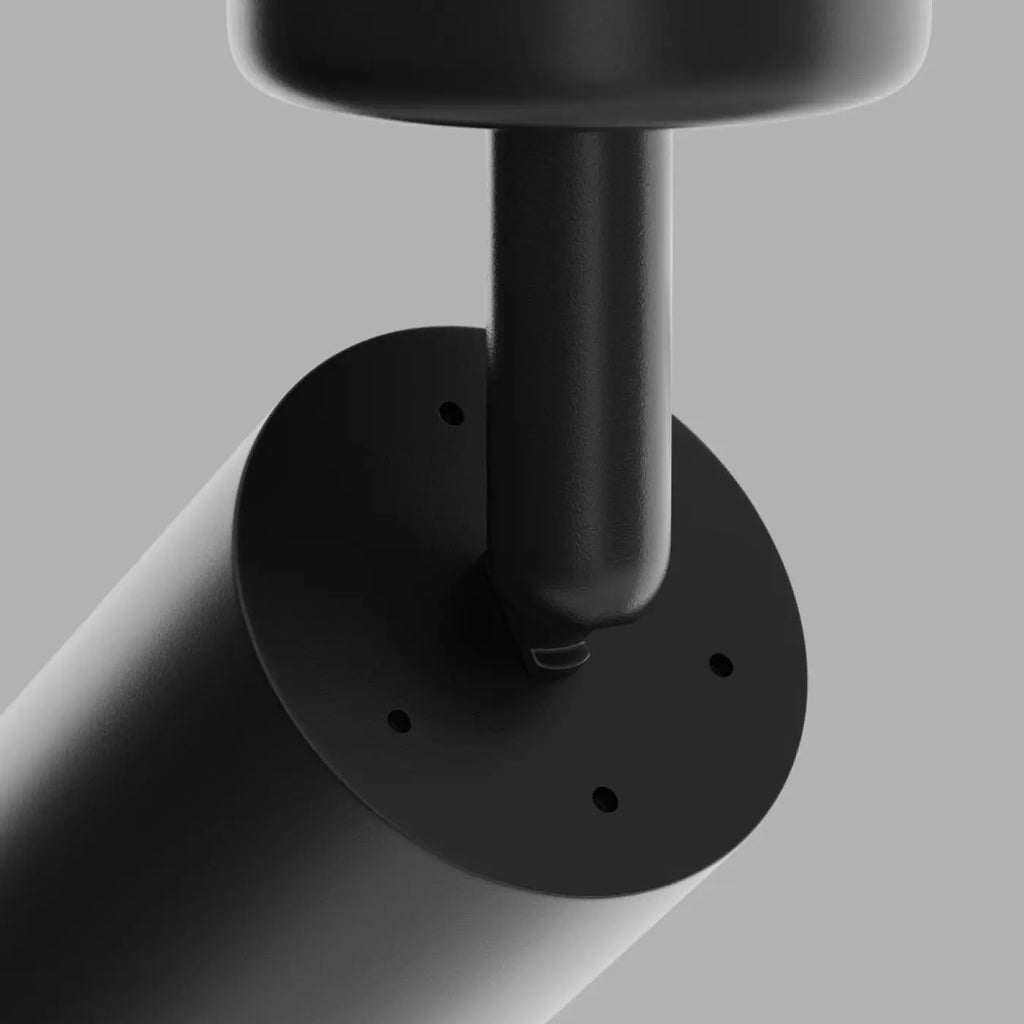 Spot projecteur orientable sur base ronde en acier, GU10