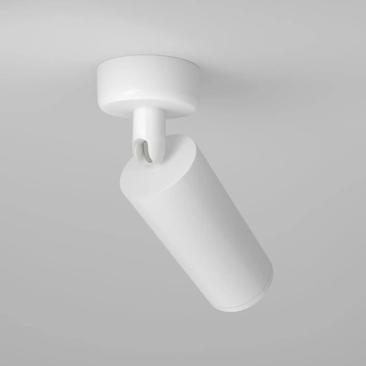 Spot projecteur orientable sur base ronde en acier, GU10
