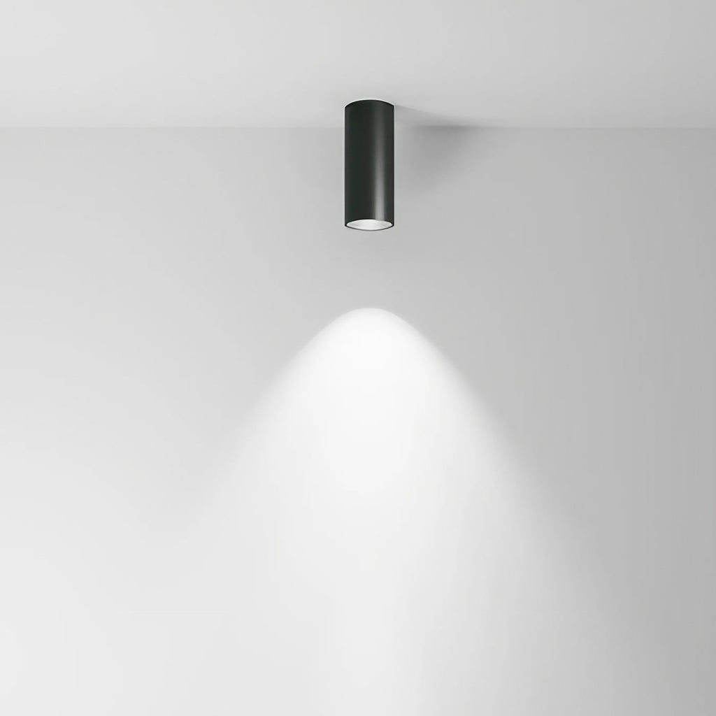 Spot LED en saillie cylindre aluminium, 12 W, 3000 ou 4000 K
