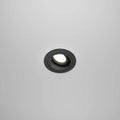 Spot encastrable rond à source en retrait, culot GU10, 9,2 cm, noir