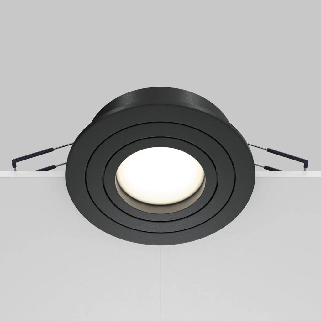 Spot encastrable rond orientable à 25°, aluminium, GU10