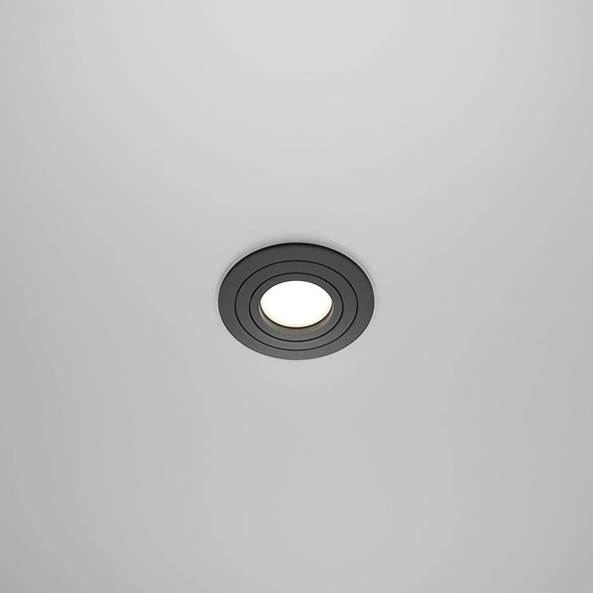 Spot encastrable rond orientable à 25°, aluminium, GU10