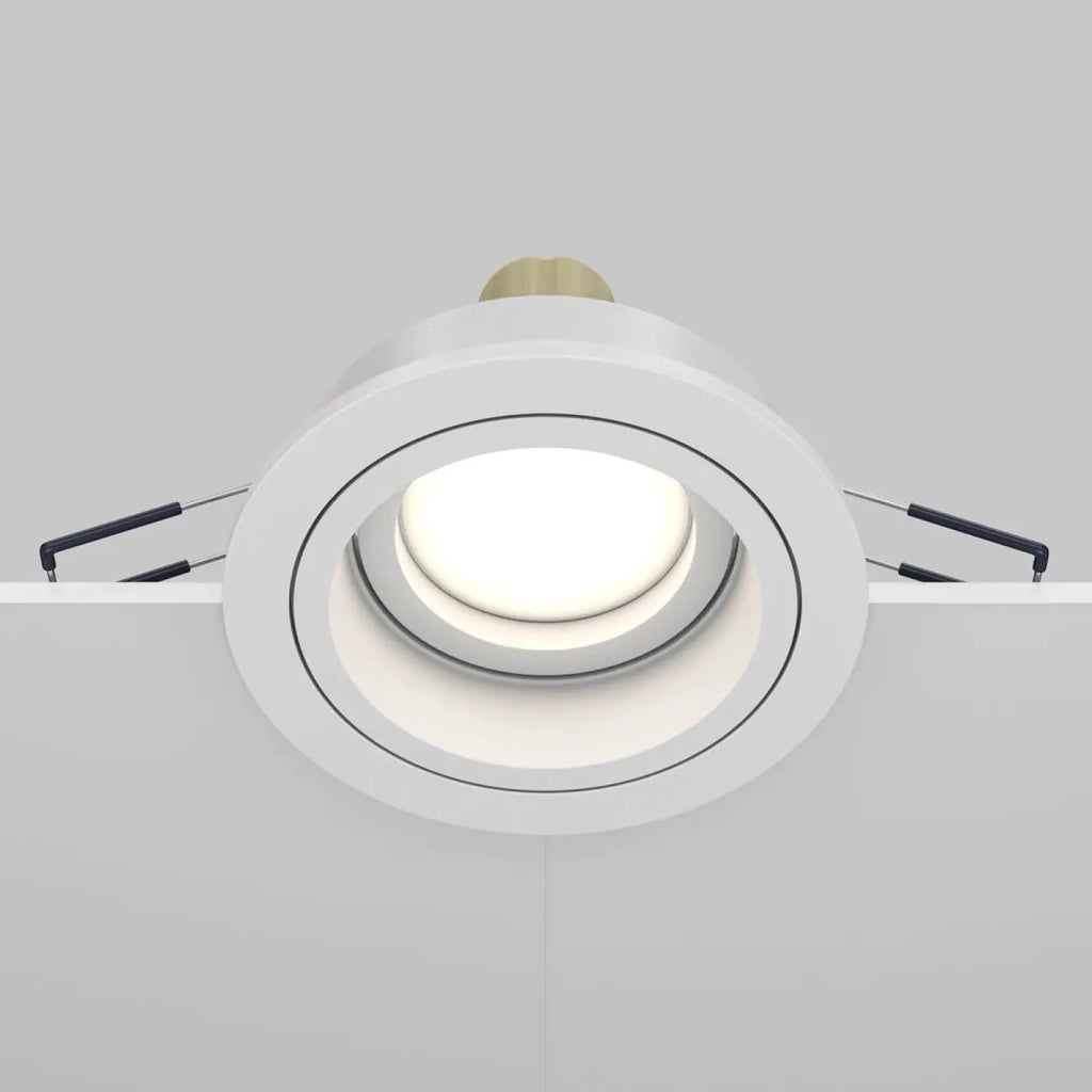 Spot encastrable rond à source en retrait, culot GU10, 9,2 cm