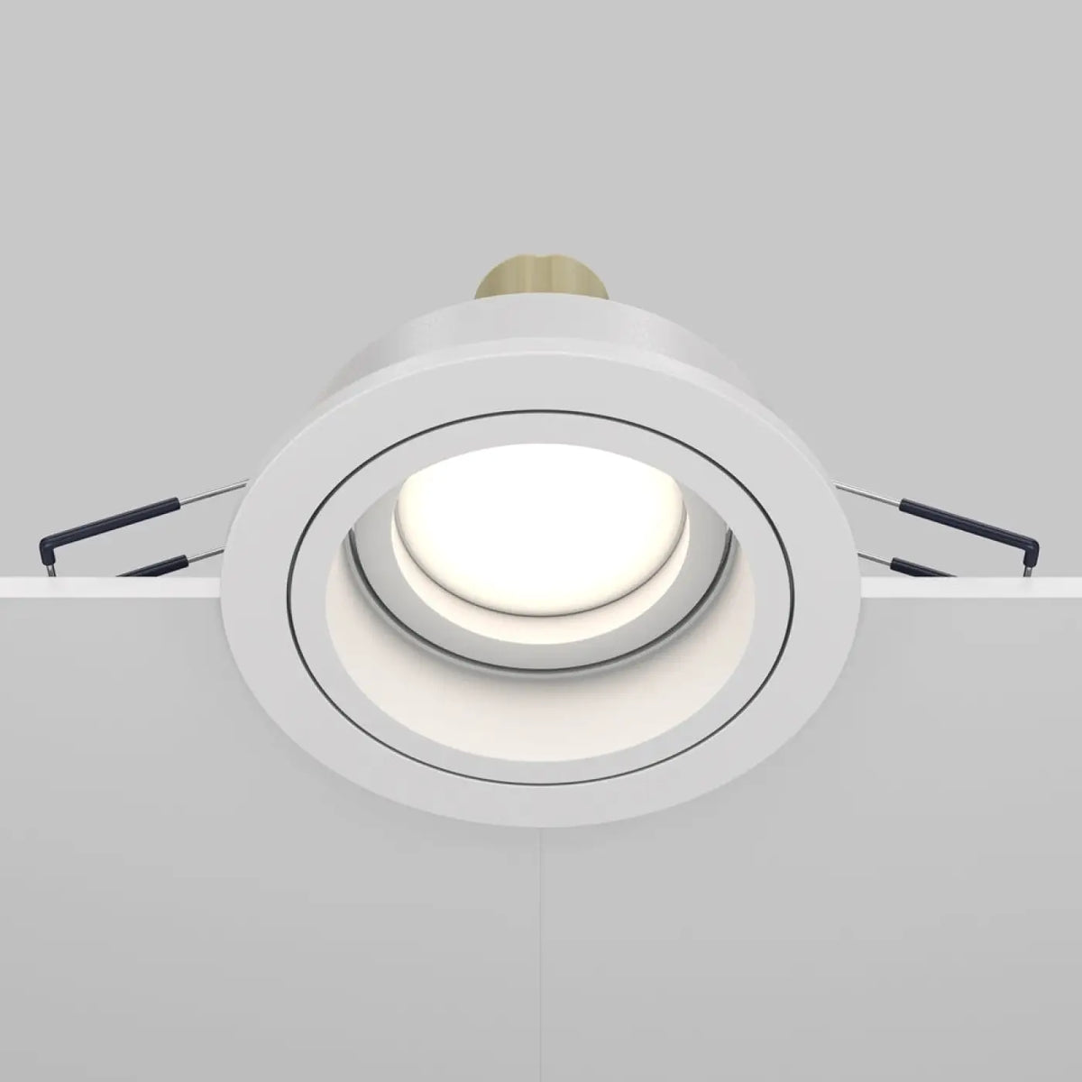 Spot encastrable rond à source en retrait, culot GU10, 9,2 cm
