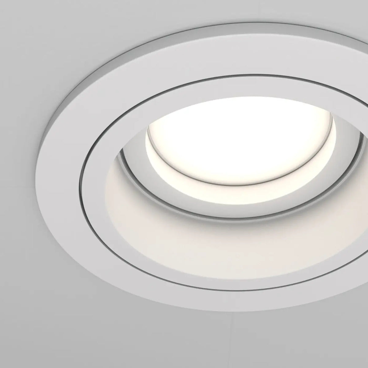 Spot encastrable rond à source en retrait, culot GU10, 9,2 cm