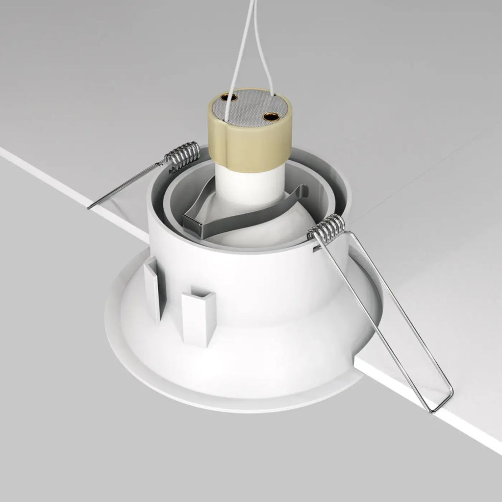 Spot encastrable rond orientable à source profonde, GU10