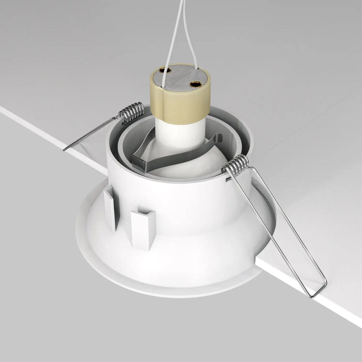 Spot encastrable rond orientable à source profonde, GU10