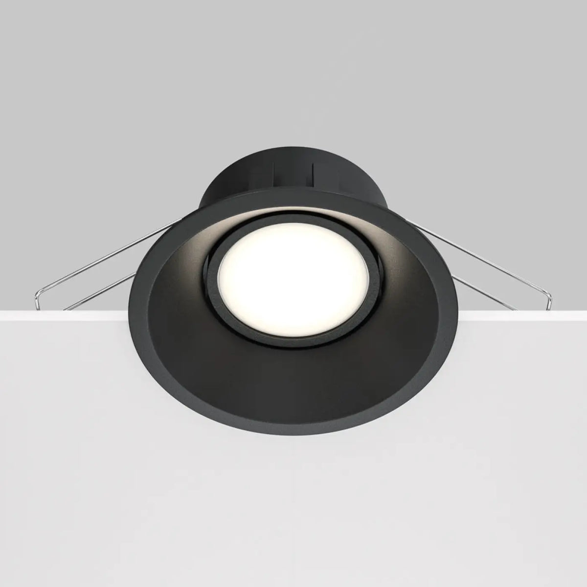 Spot encastrable rond orientable à source profonde, GU10