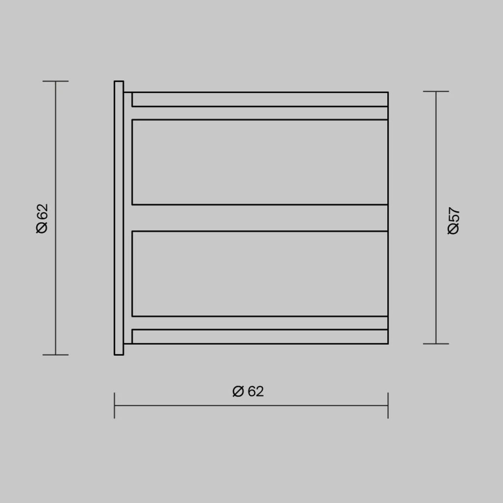 Spot de balisage encastrable LED IP65 pour marches et murs
