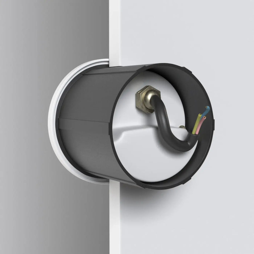 Balise LED ronde à encastrer pour marches et murets, IP54