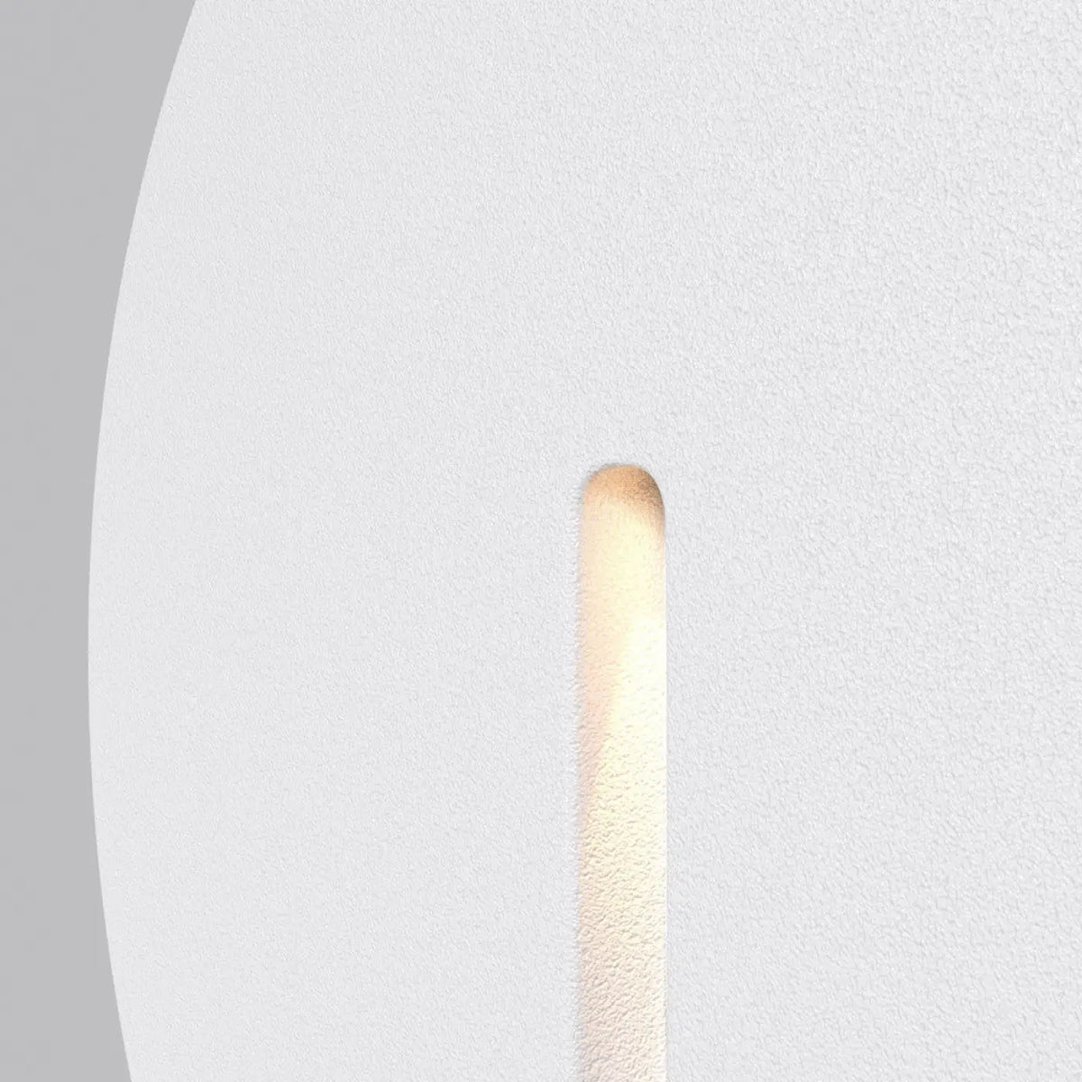 Balise LED ronde à encastrer pour marches et murets, IP54