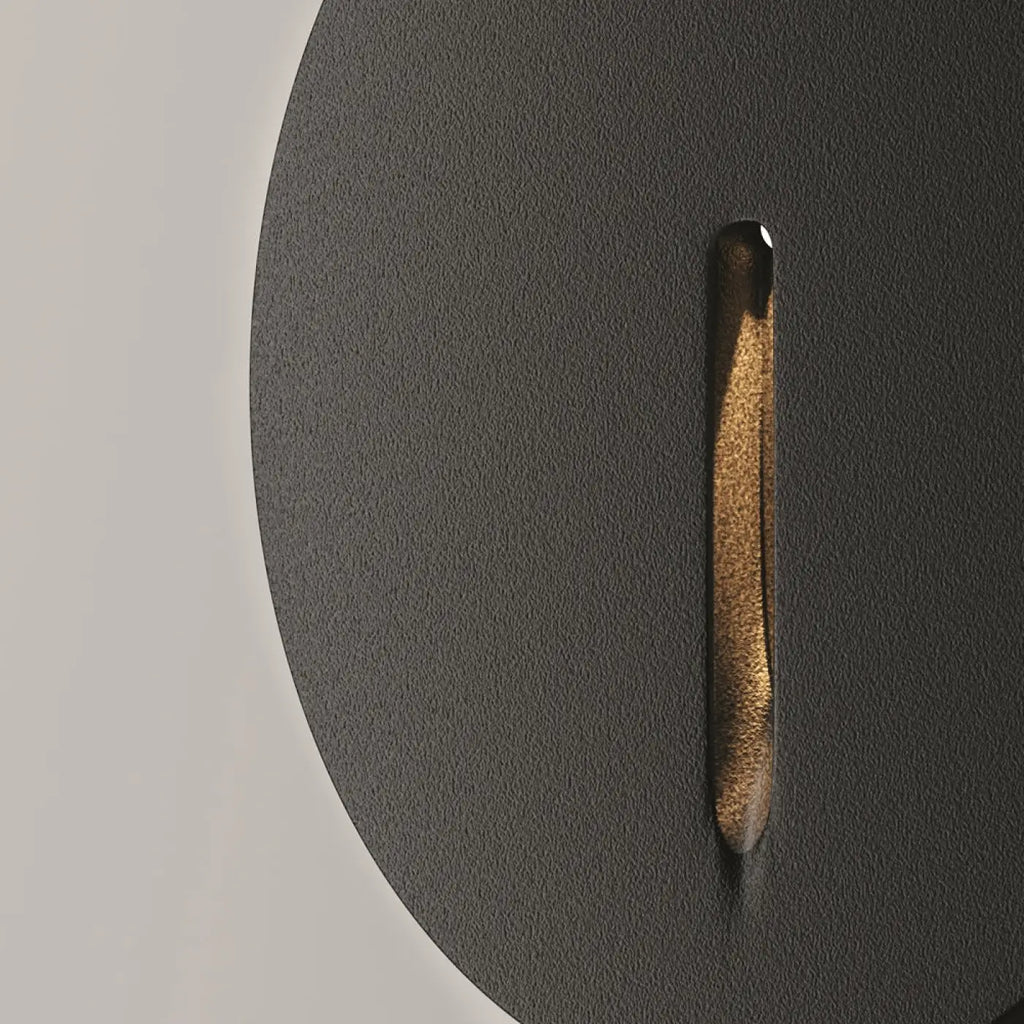 Balise LED ronde à encastrer pour marches et murets, IP54