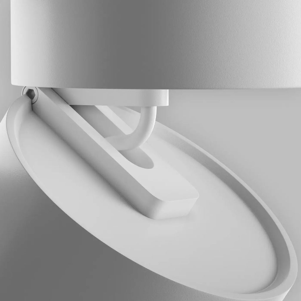 Spot encastrable LED à tête rétractable en acier, deux tailles
