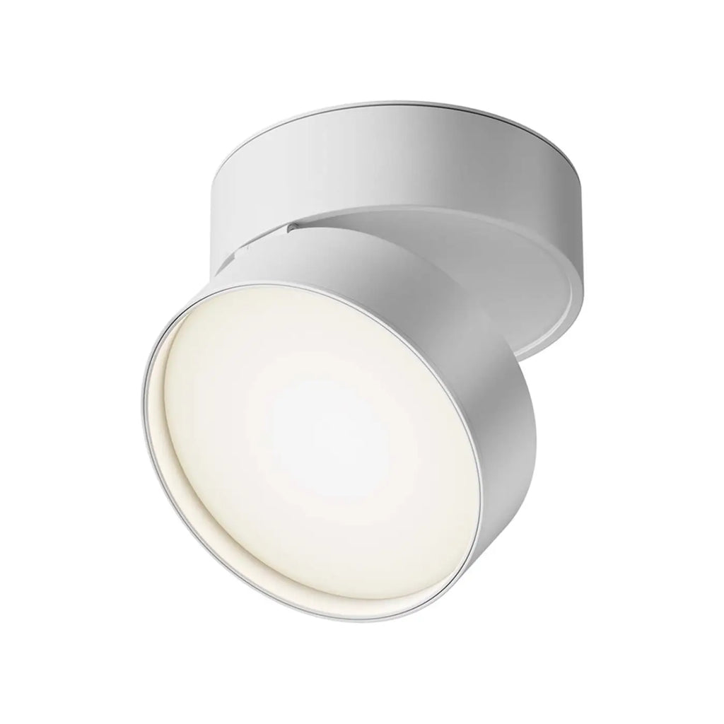 Spot encastrable LED à tête rétractable en acier, deux tailles