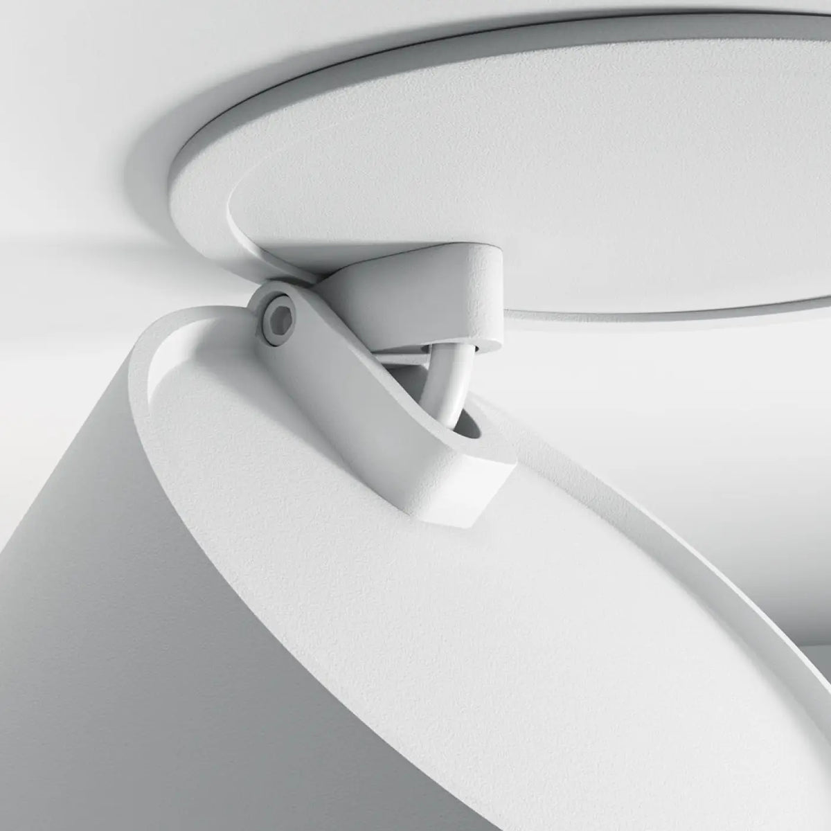 Spot encastrable LED rétractable, lumière qui se réchauffe en baissant
