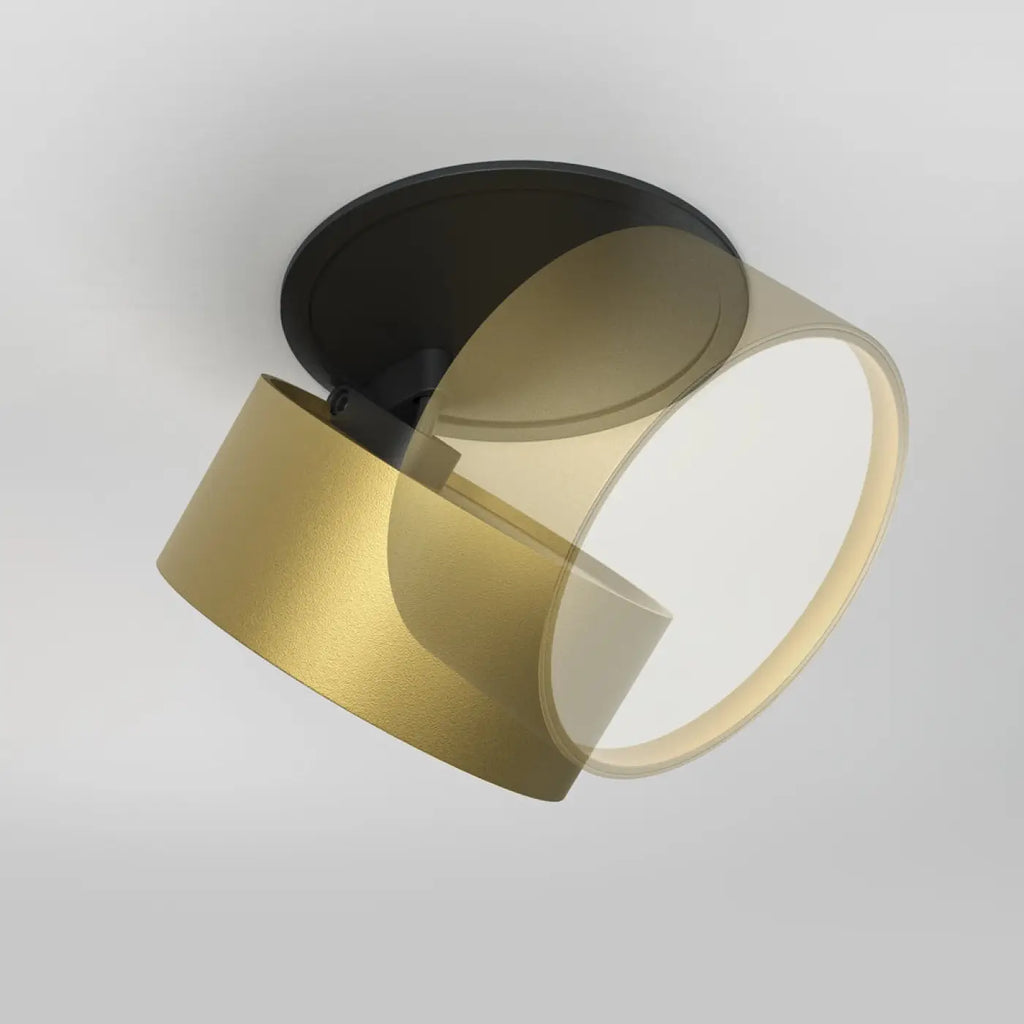 Spot encastrable LED rétractable, lumière qui se réchauffe en baissant