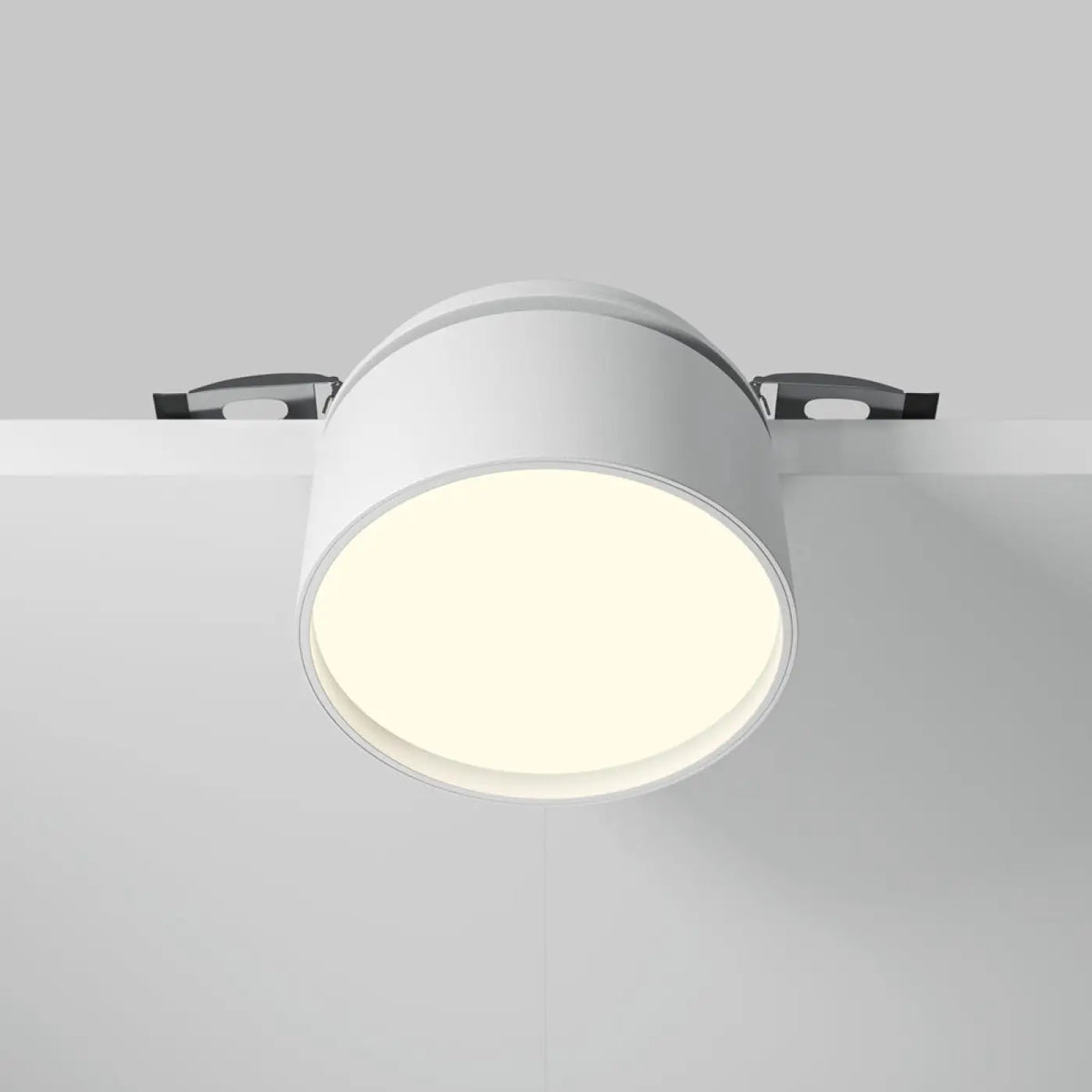 Spot encastrable LED rétractable, lumière qui se réchauffe en baissant, blanc
