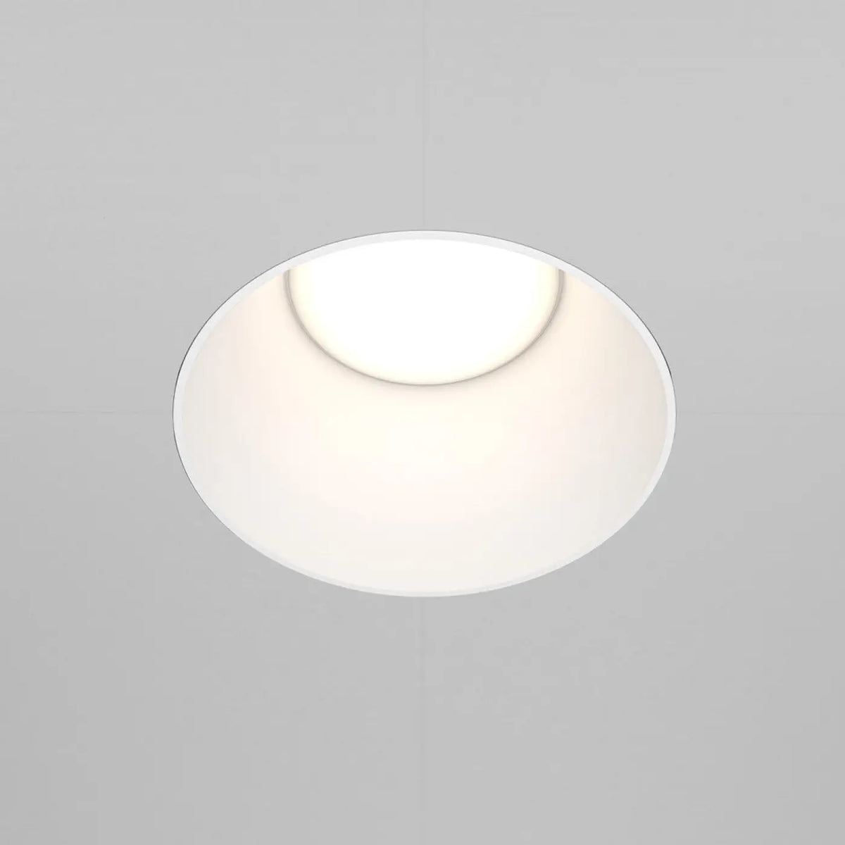 Spot encastré rond en acier, quatre finitions, culot GU10