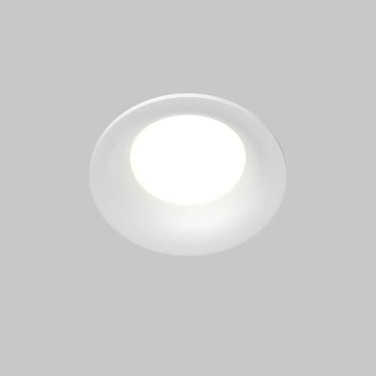 Spot encastrable rond discret en acier, noir, blanc ou doré