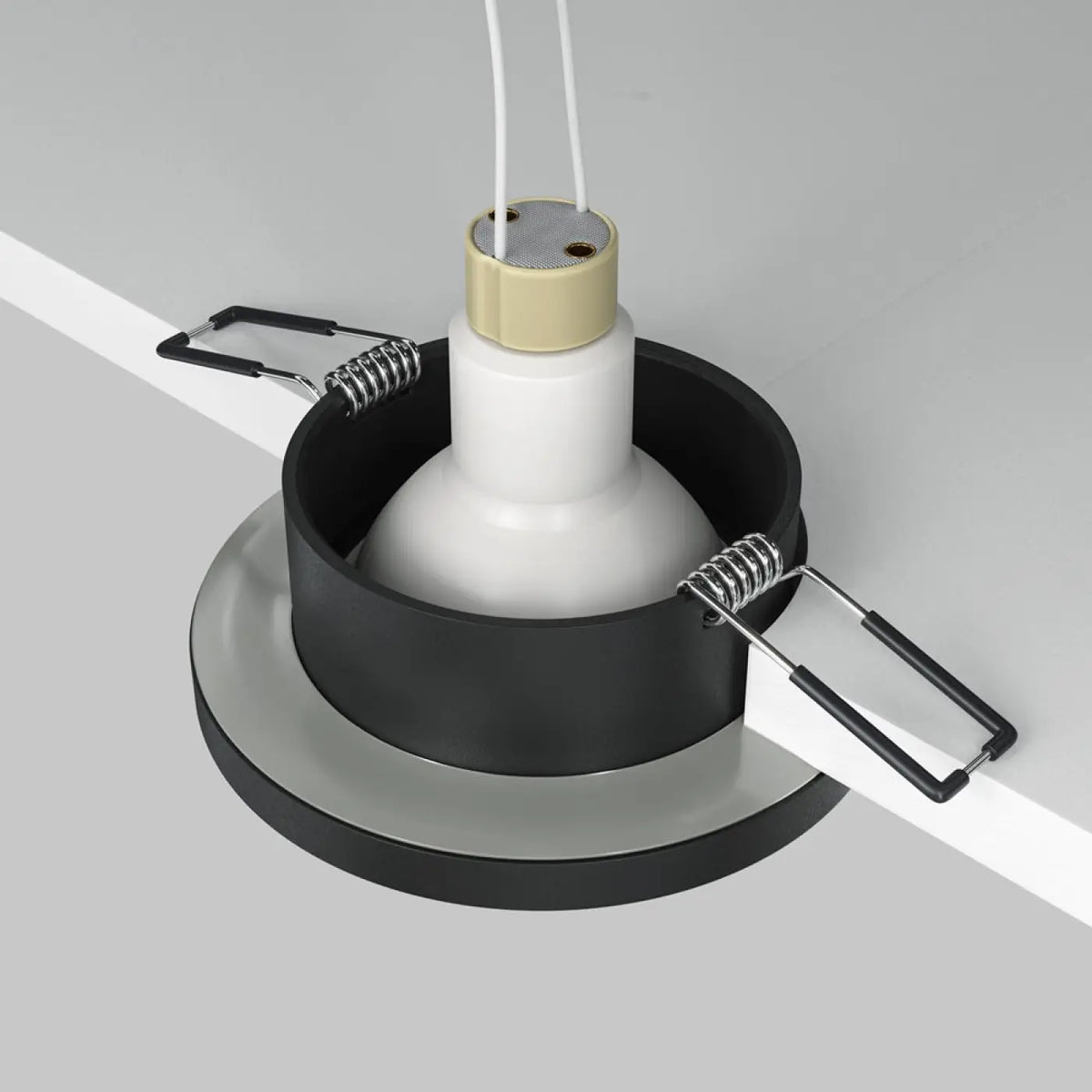 Spot encastrable étanche IP65 à faible profondeur, GU10