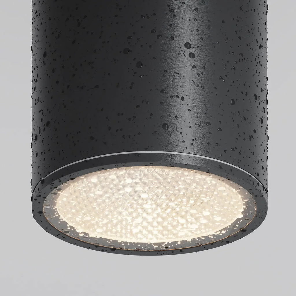 Spot extérieur LED en saillie, métal graphite, IP65, 7 ou 12 W