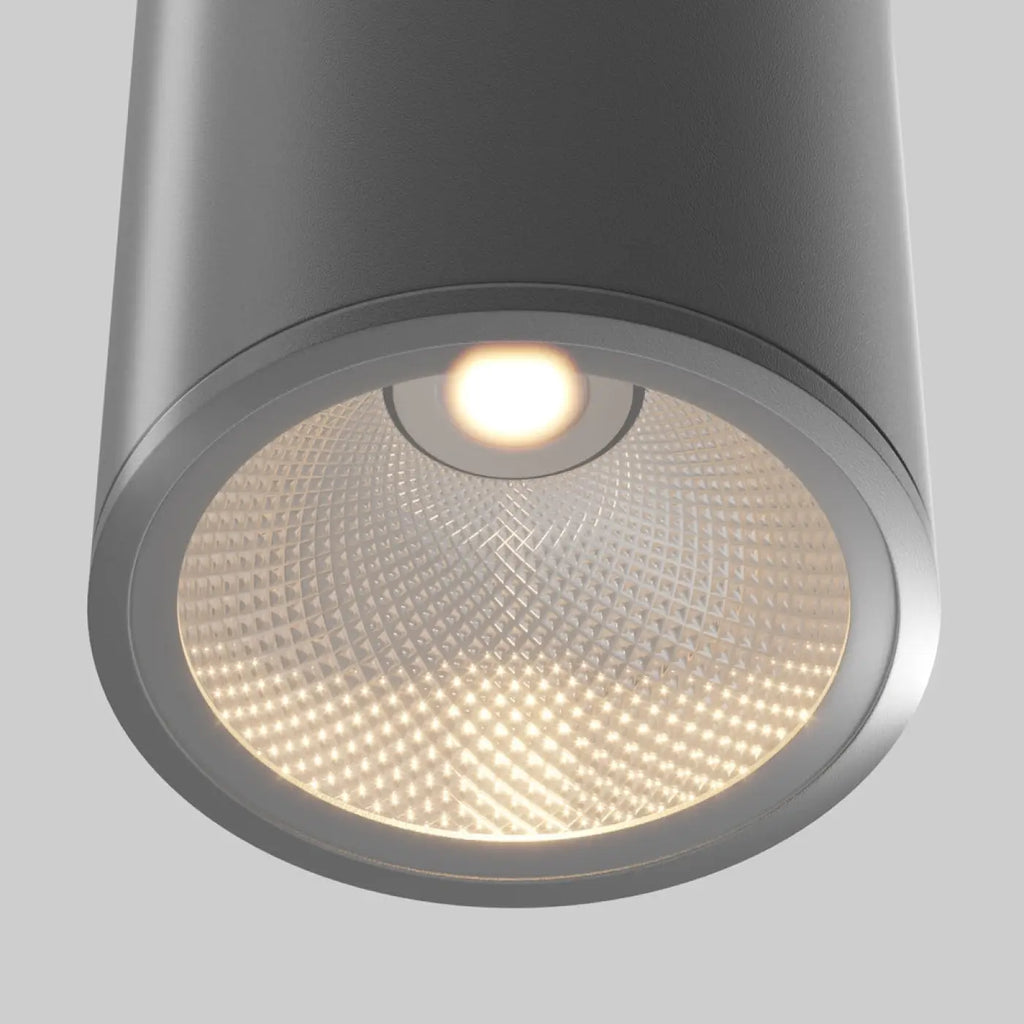 Spot extérieur LED en saillie, métal graphite, IP65, 7 ou 12 W