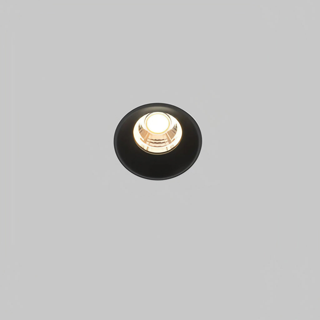Spot LED encastrable rond compact, 6 ou 8 cm, trois coloris, noir