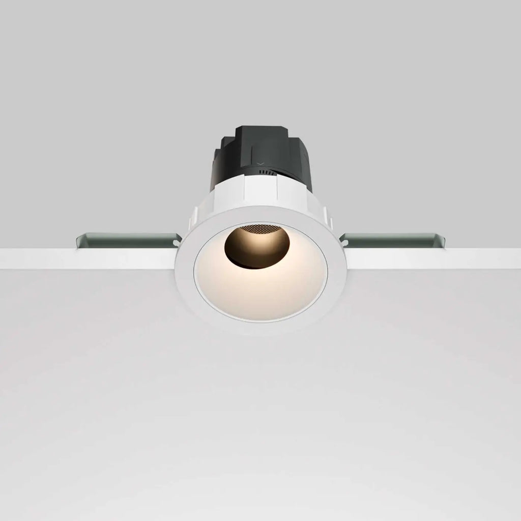 Spot encastrable LED orientable pour éclairer un mur, noir ou blanc