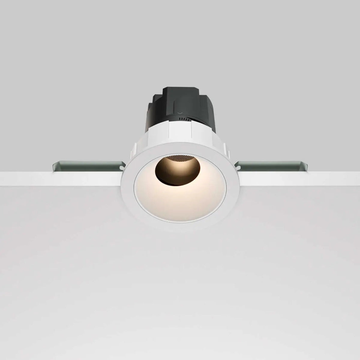 Spot encastrable LED orientable pour éclairer un mur, noir ou blanc