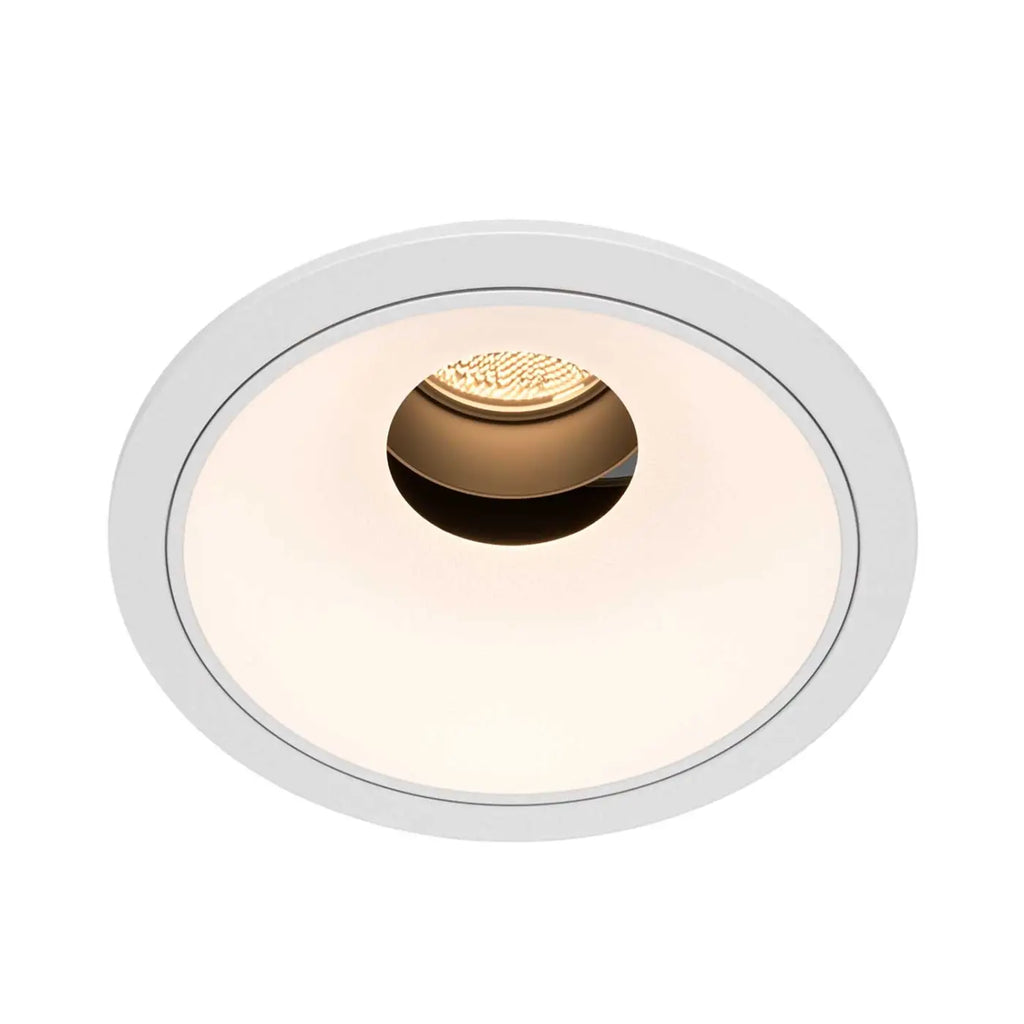 Spot encastrable LED orientable pour éclairer un mur, noir ou blanc