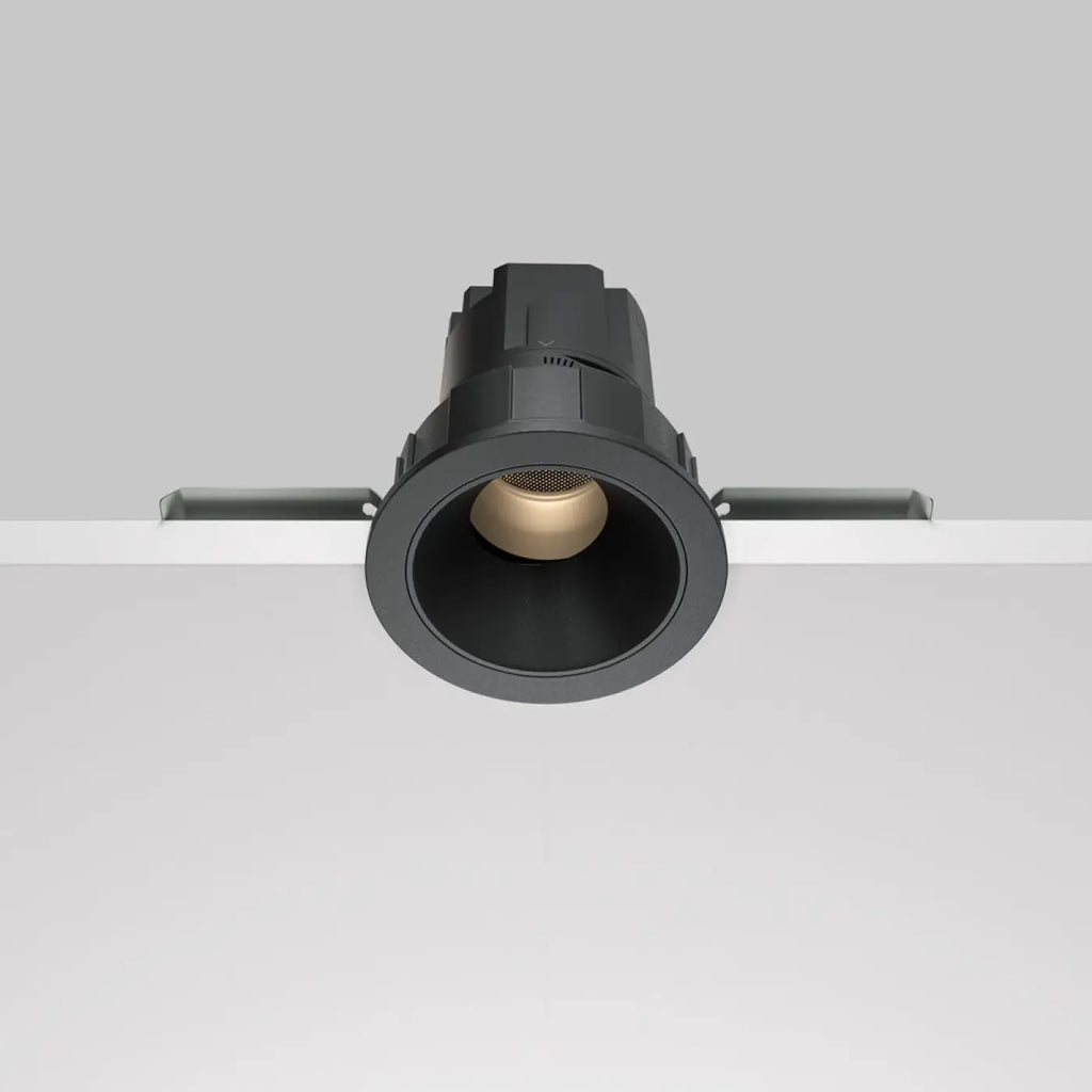 Spot encastrable LED orientable pour éclairer un mur, noir ou blanc