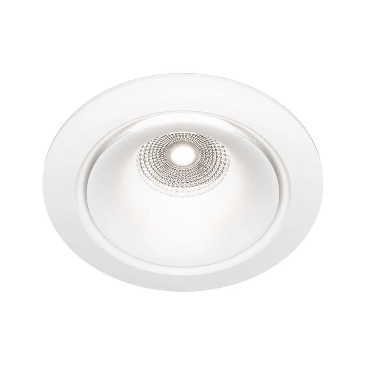 Spot encastrable LED rond en acier, 3000K ou 4000K, blanc