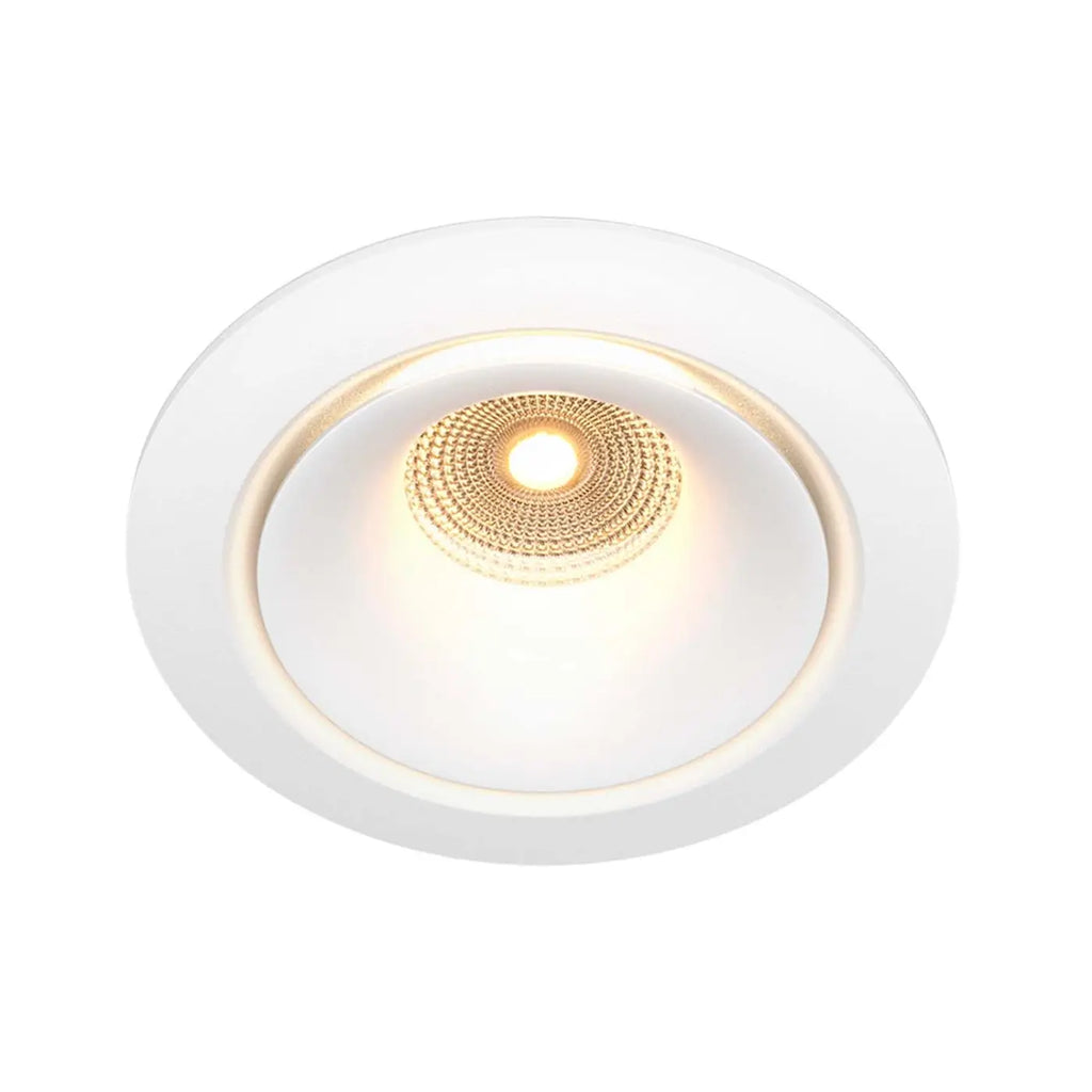 Spot encastrable LED rond en acier, 3000K ou 4000K