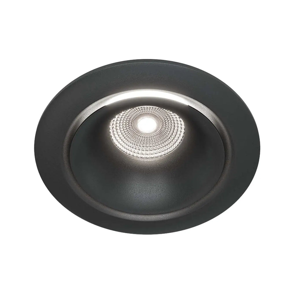 Spot encastrable LED rond en acier, 3000K ou 4000K