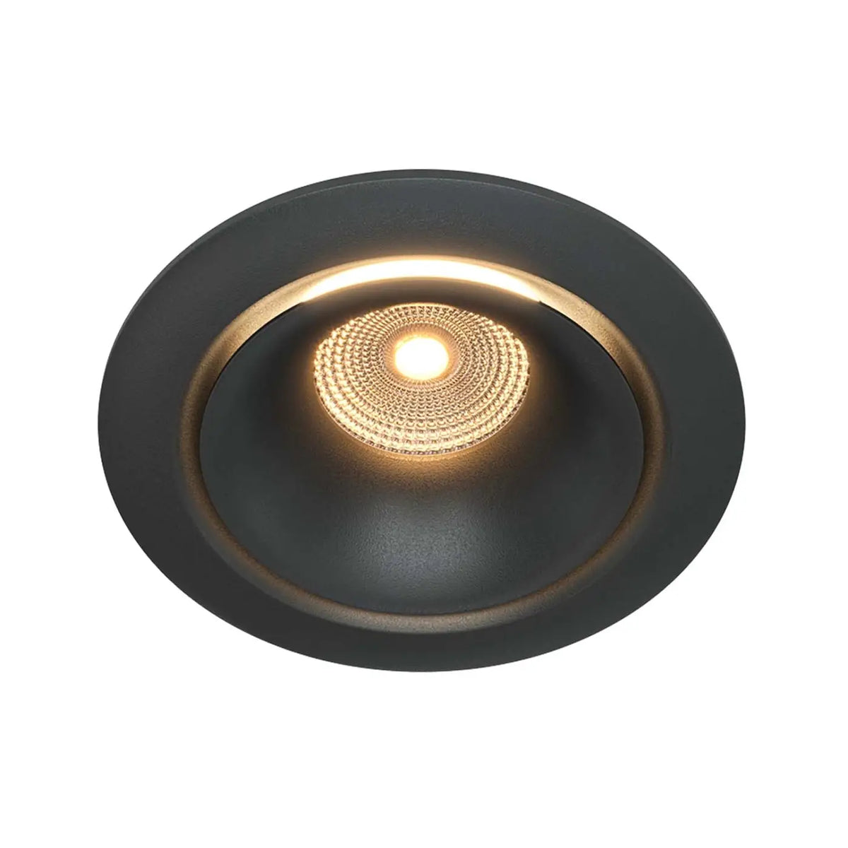 Spot encastrable LED rond en acier, 3000K ou 4000K