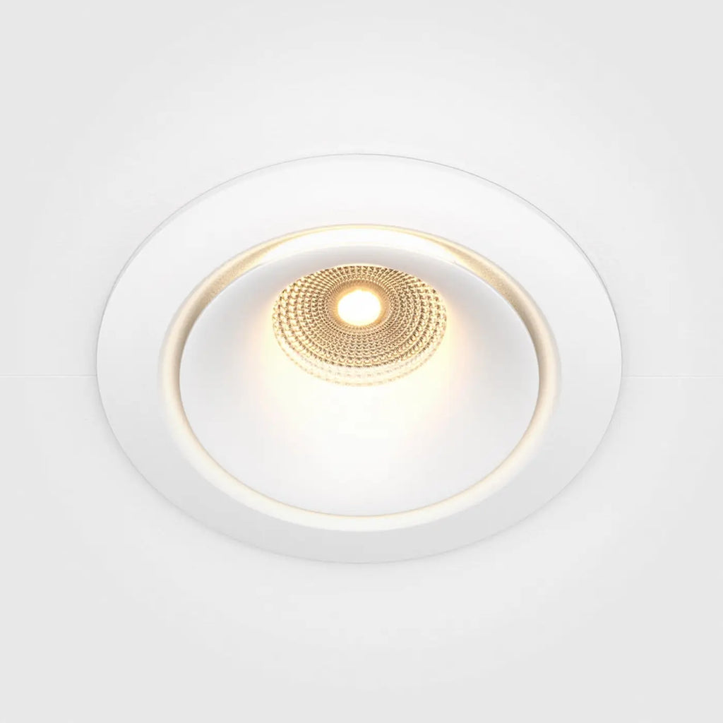 Spot encastrable LED rond en acier, 3000K ou 4000K