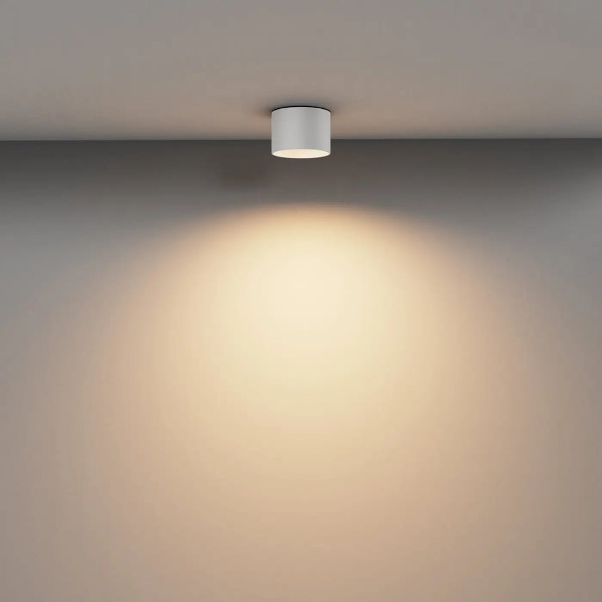 Spot en saillie LED disque rond en aluminium, trois tailles