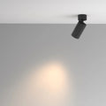 Spot orientable cannelé en aluminium, culot GU10, trois finitions, noir